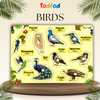TodFod Birds & Vehicle Characters Knob & Pegged Puzzle for Kids