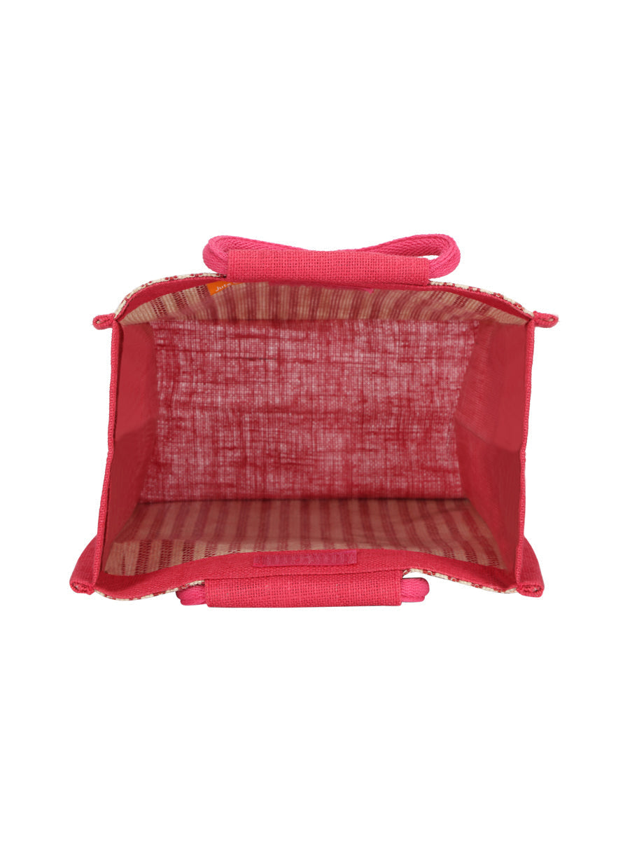 Jute Cottage Jute Stripe Lunch Bag