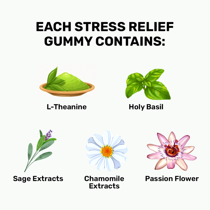 What's Up Wellness Stress Relief & Anxiety Relief Gummies