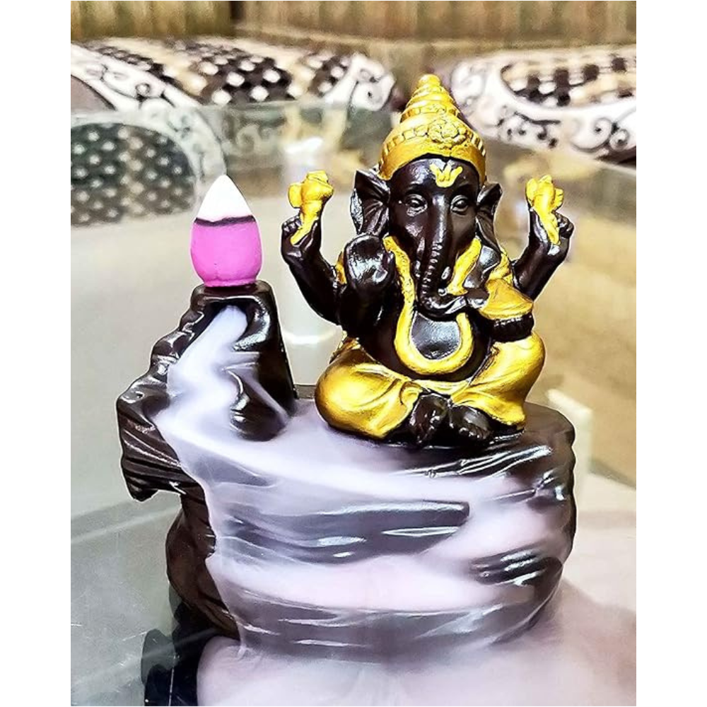 Ecraftindia Ganesha Smoke Backflow Incense Holder