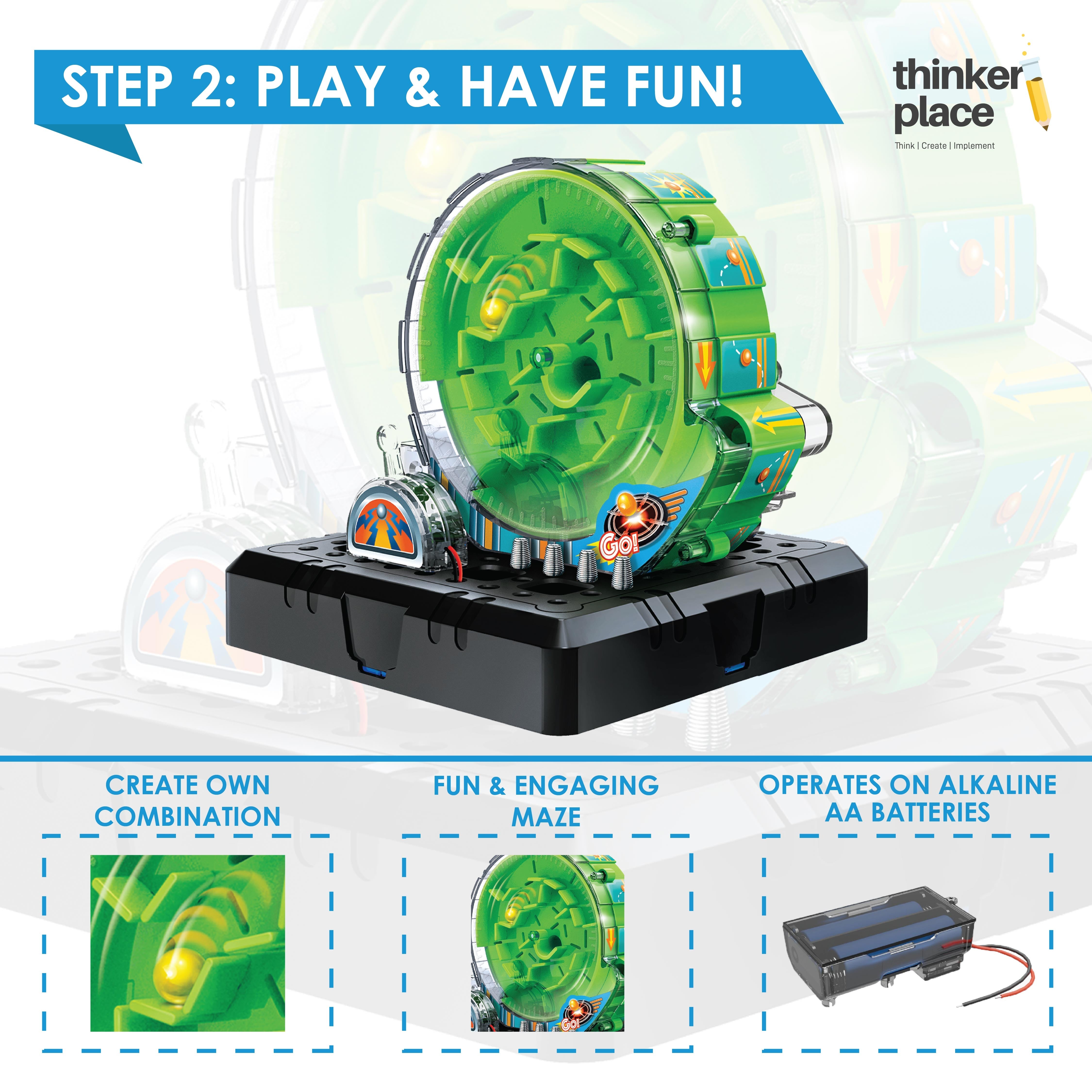 DIY Spiral Running Maze - Learn about Permutations & Combinations