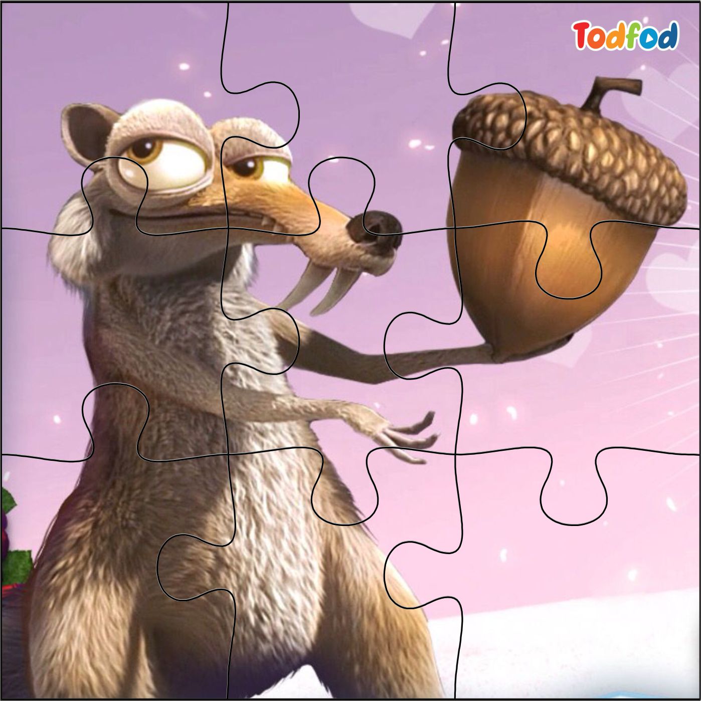 Wooden Jigsaw Puzzles - Ice Age & Friends Anime Cartoon Characters