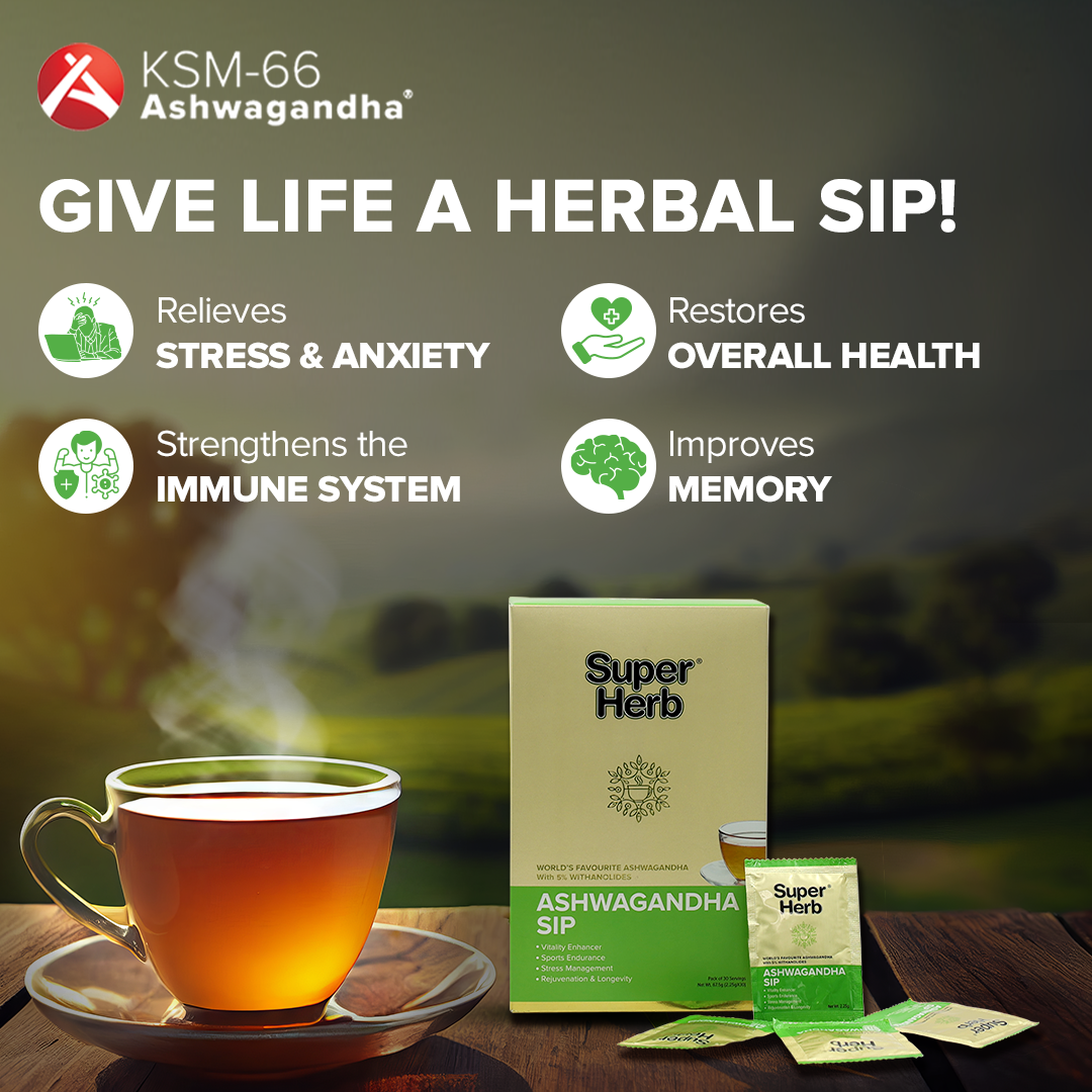 Genomelabs Super Herb Ashwagandha Tea - 30 packs