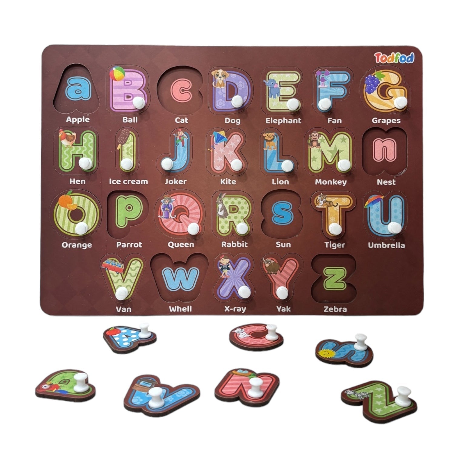 Wooden  ABCD 4-in-1 Learning Board
