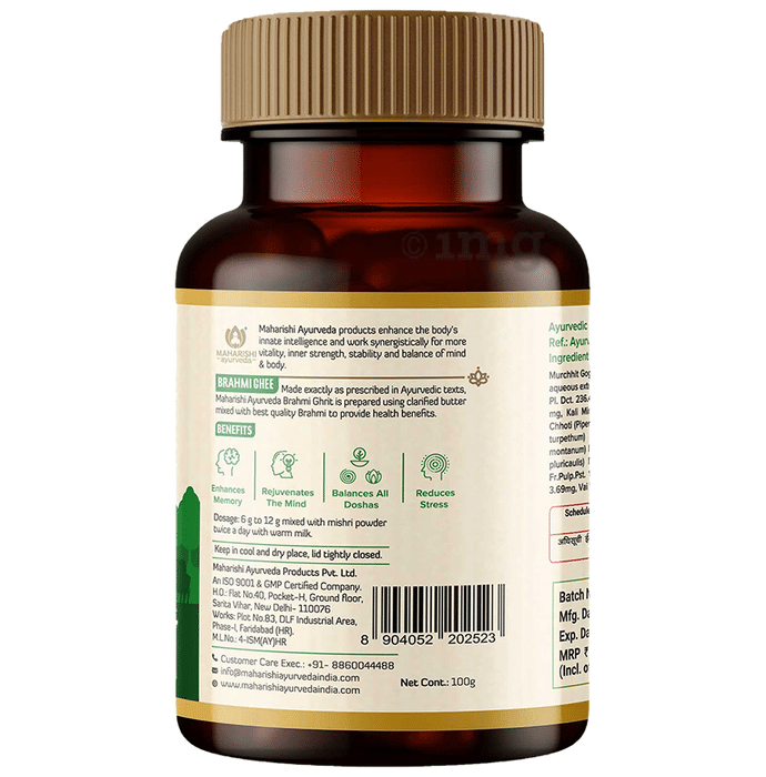 Maharishi Ayurveda Brahmi Ghee - 100 gms