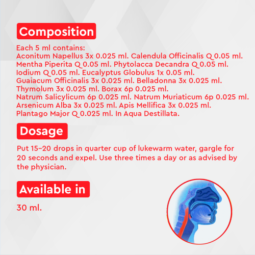 Allen Homeopathy Garlo-Sep Gargling Drops