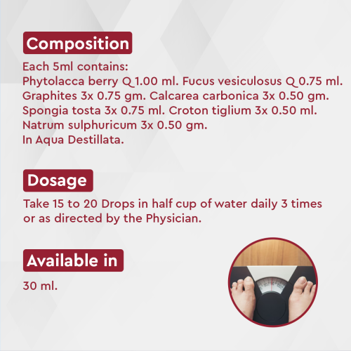 Allen Homeopathy A39 Anti Obesity Drops