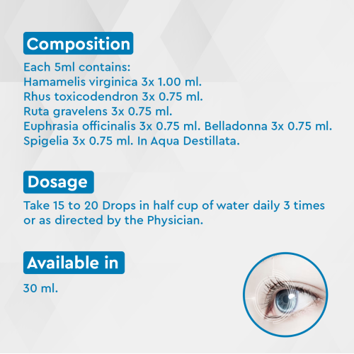 Allen Homeopathy A12 Eye Care Oral Drops