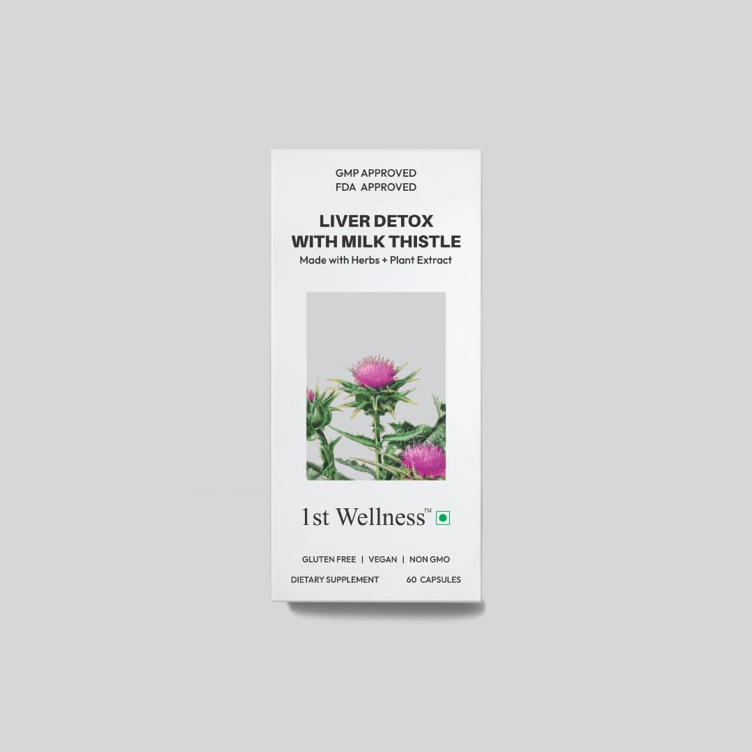 1stwellness Liver Detox With Milk Thistle - 60 Cap