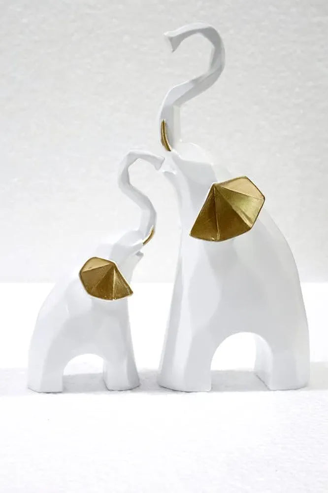 Jaipur Ace Polyresin Elephant Showpiece Statue and Artifacts White Elephant