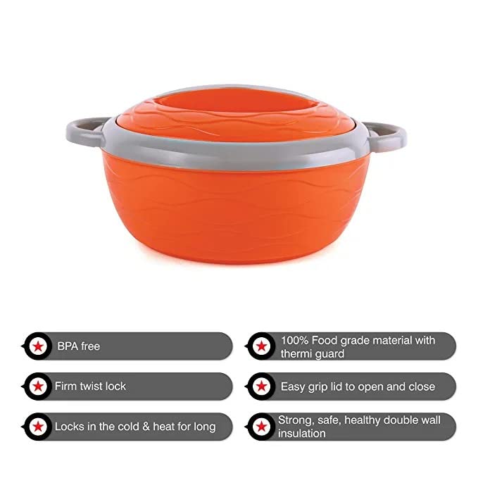 Cello Hot n Fresh Casserole Set With Inner Stainless Steel | Set of 3