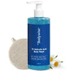 Bodywise 1% Salicylic Acid Body Wash, 375ml & Loofah Refreshing Showering Gel that Helps to Prevent Body Acne & Cleanse Skin Thoroughly