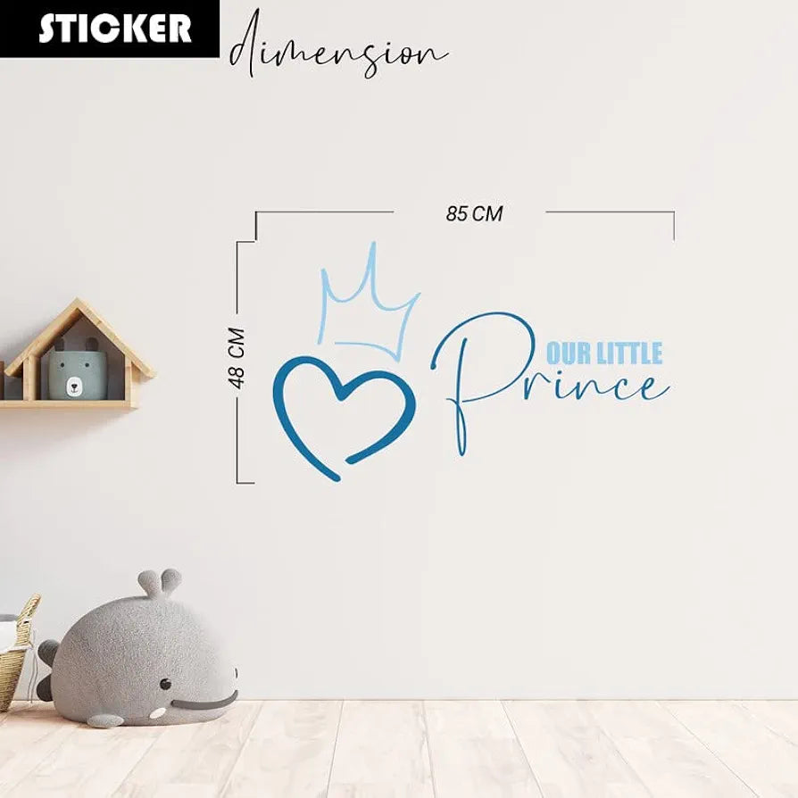 Kotart Our Little Prince HD Printed Vinyl Wall Stickers/Decals