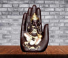 Jaipur Ace Polyresin Hand Palm Lord Ganesh Idol Murti Decorative Showpiece Size-6x6x15cm