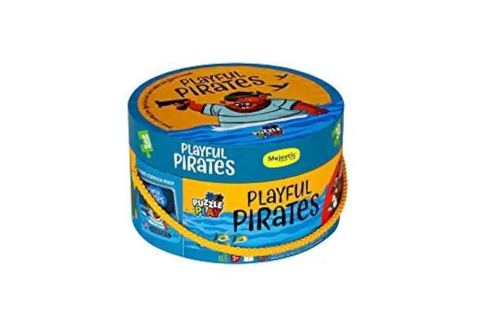 The Book Tree Playful Pirates Puzzle Box for Kids I 30 Jigsaw Puzzle Pieces & 1 Storybook I Fun Toy for Children Age 3+ I for Children by Majestic Book Club