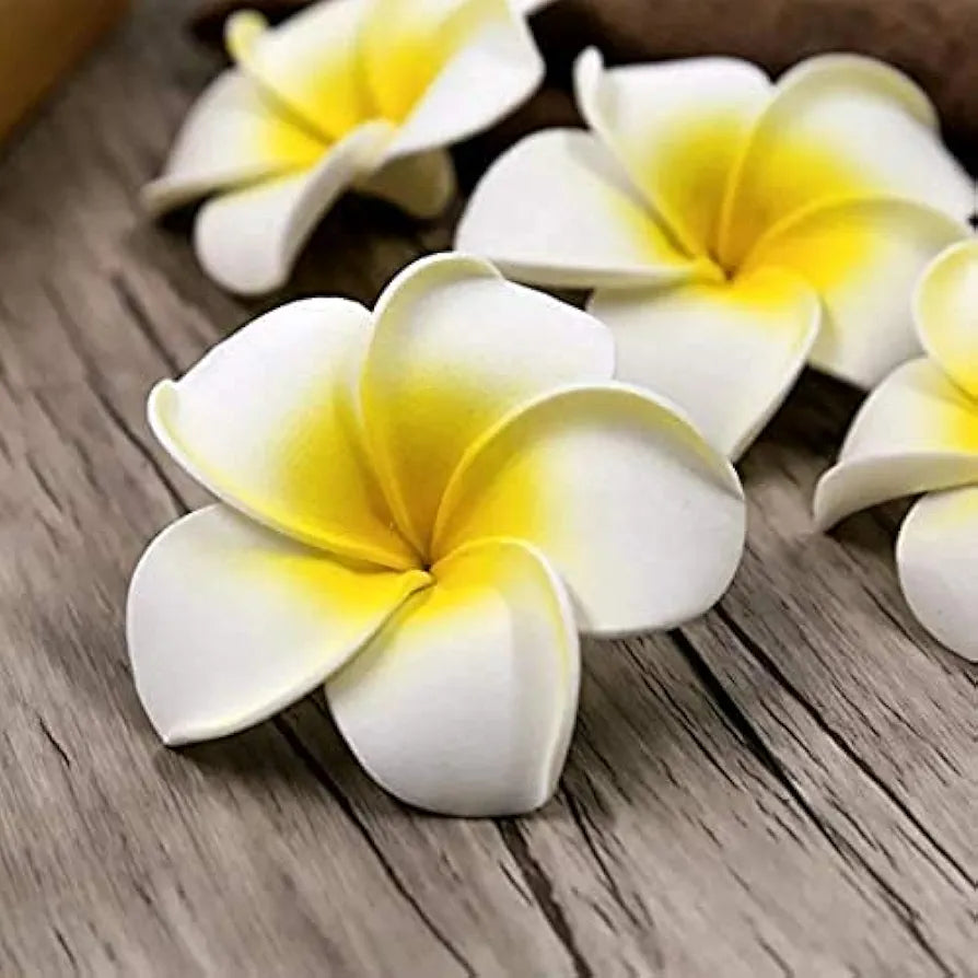 Artificial Big Foam Hawaii Water Floating Flowers 12 Pcs