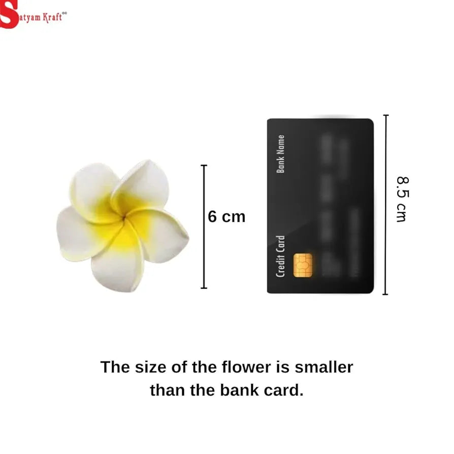 Artificial Big Foam Hawaii Water Floating Flowers 12 Pcs