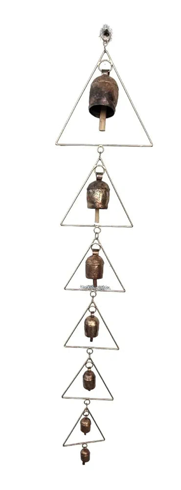 Tej Gifts Metal Bell Wind Chime for Balcony Home 7 Bells Design 2
