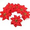 Artificial Big Foam Hawaaii Fake Foam Water Floating Flowers Red Poinstea Flower