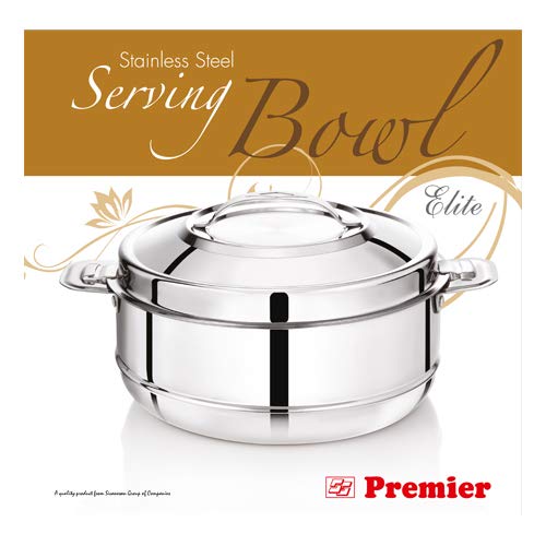 Premier Stainless Steel Serving Bowl Elite 5000ml Code-006445 - 1572 gms