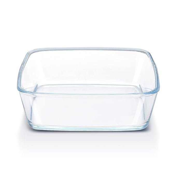 Borosil Glass Baking Dish | 1.6 Litres | Transparent