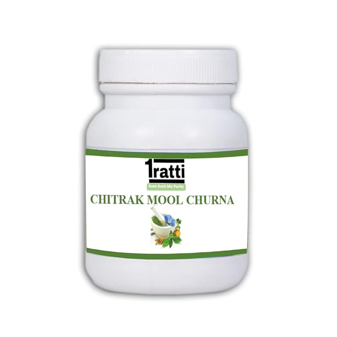 1Ratti Chitrak Mool Churna Powder - 100 gms