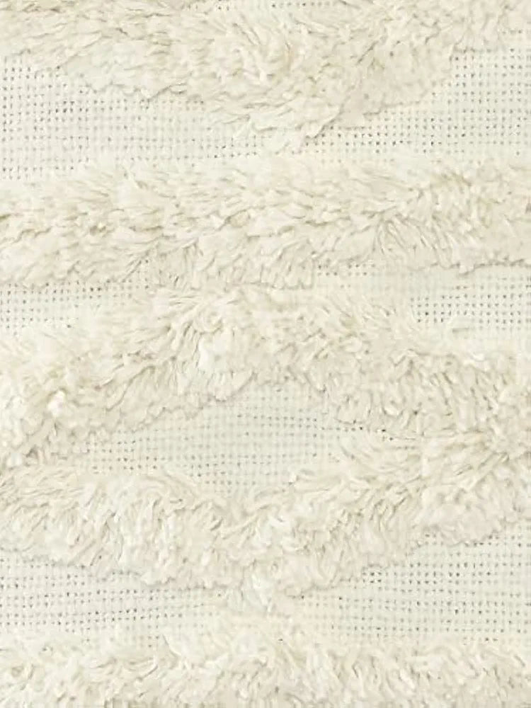 Sashaa World Tasselled And Tufted Cushion Cover/decorative Throw Pillow Cover For Sofa Or Bed