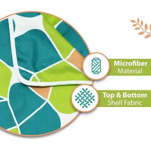 Divine Casa 120 GSM Microfiber Single Kids Dohar Soft & Lightweight Throw Blanket Abstract Pattern Colour Acid Lime