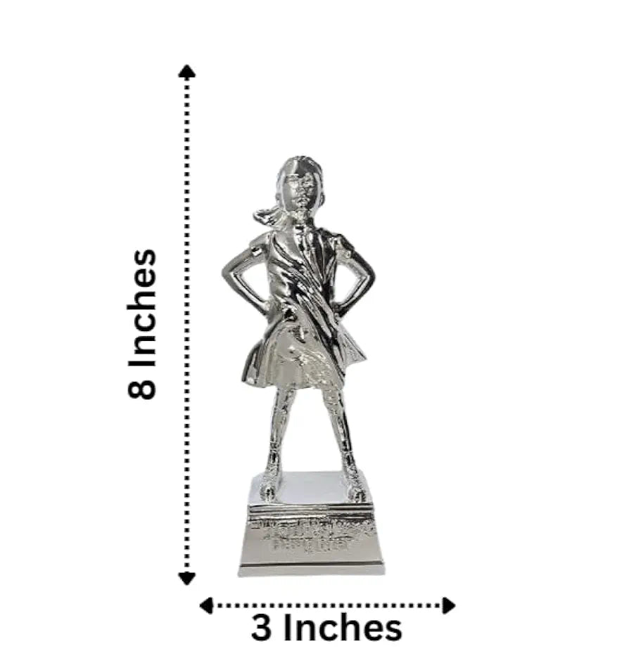 Gold Art India Daughter Figurine Silver Plated World's Best Daughter