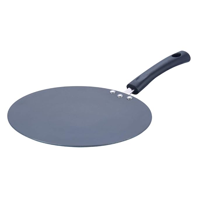 Vinod Zest Aluminium Non Stick Concave Roti / Chapati / Paratha Tawa - 26.5 cm | 5mm Thick | 3 Layer Coating