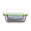 Femora High Steel Rectangle Heavy Duty Airtight Leakproof Unbreakable 3800 Ml Storage Container Lunch Box With Lock Lid