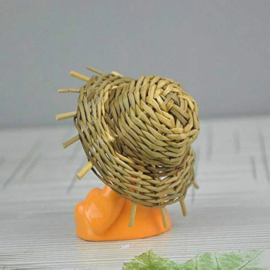 Jaipur Ace Hat Monk Buddha Statue Figurine Multicolor Good Luck Sculpture Hat monk Buddha