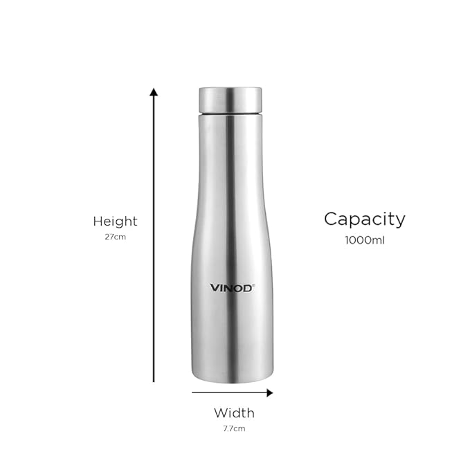 Vinod ICY Stainless Steel Water Bottle - 1000 ml