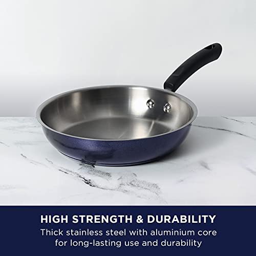 Meyer Centennial Nickel Free Stainless Steel Fry Pan 28cm Blue Diamond