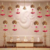 Handmade Wall Decor Lotus With Pom-Pom Style Hanging 137.16 Cm Style 4