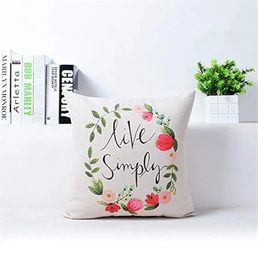 Aerohaven Designer Decorative Polyester Blend 150TC Throw Pillow/Cushion Covers Set of 5 - CC122