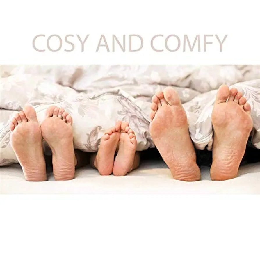 BSB Home Super Soft Glace Cotton Microfiber Filling King Size Hot and Warm Blanket for Winter Double TC  260 Grey Cricle