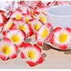 Artificial Big Foam Hawaaii Fake Foam Water Floating Flowers Red