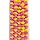 Artificial Marigold Fluffy Flowers Garlands Pack of 5 Yellow and Baby Pink