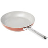 Ember Cookware Arcilla Ceramic Non-stick Egg Pan 20cm | Stainless Steel Handle | Terracotta