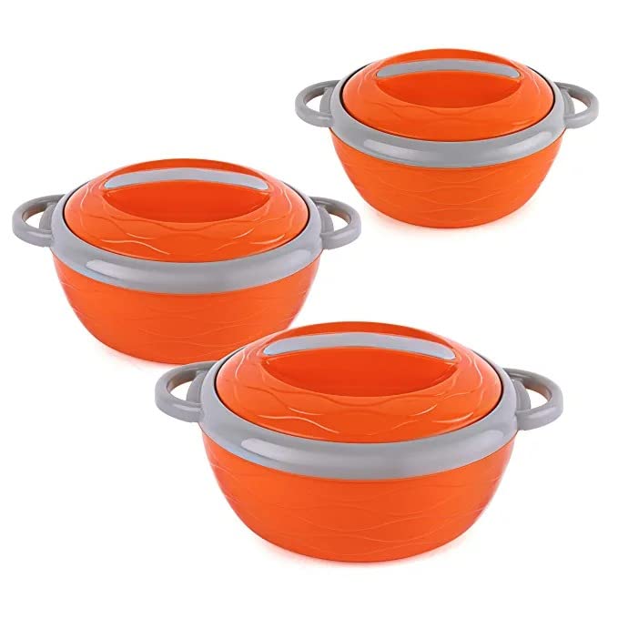 Cello Hot n Fresh Casserole Set With Inner Stainless Steel | Set of 3