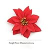 Artificial Big Foam Hawaaii Fake Foam Water Floating Flowers Red Poinstea Flower