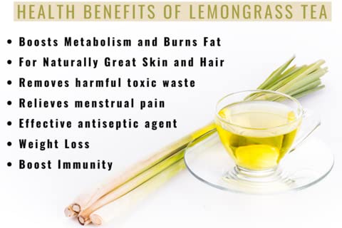 Namo Organics Lemongrass Herbal Tea Leaves - 100 gms