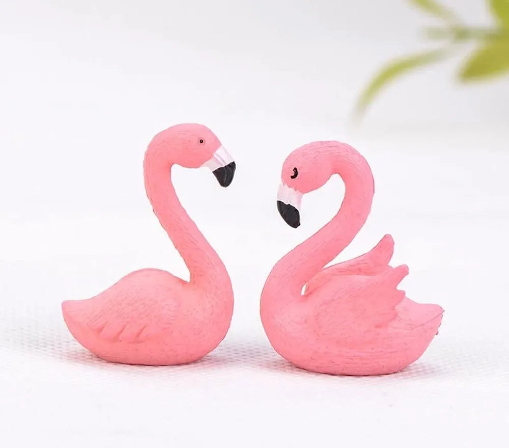 Satyam Kraft Resin 1  Set Swan Figurines Decorative Showpiece