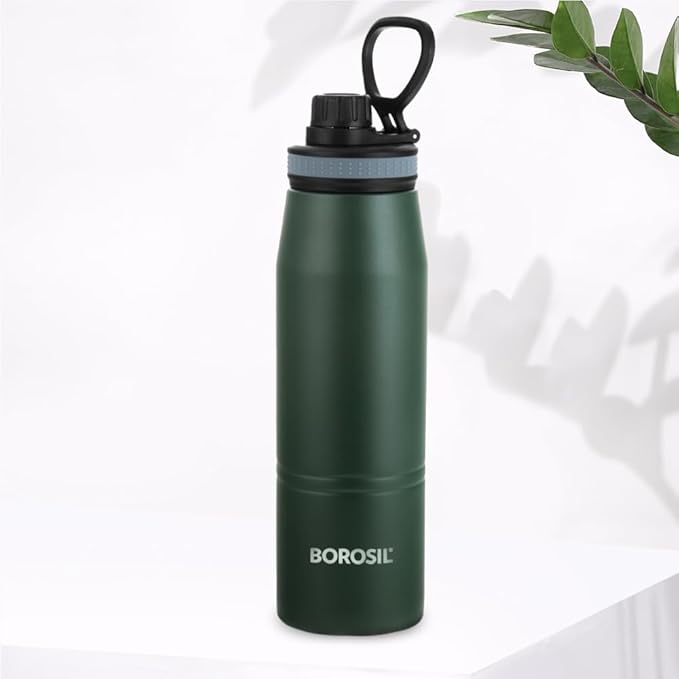 Borosil Hydra Gosports Stainless Steel 900 Ml Water Bottle