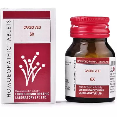 Lord's Carbo Veg Trituration Tablet