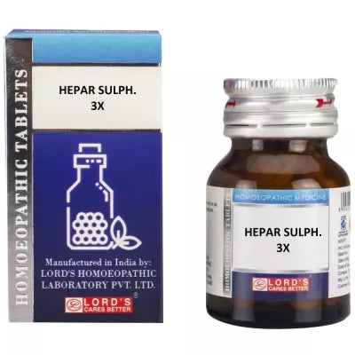 Lord's Hepar Sulph Trituration Tablet
