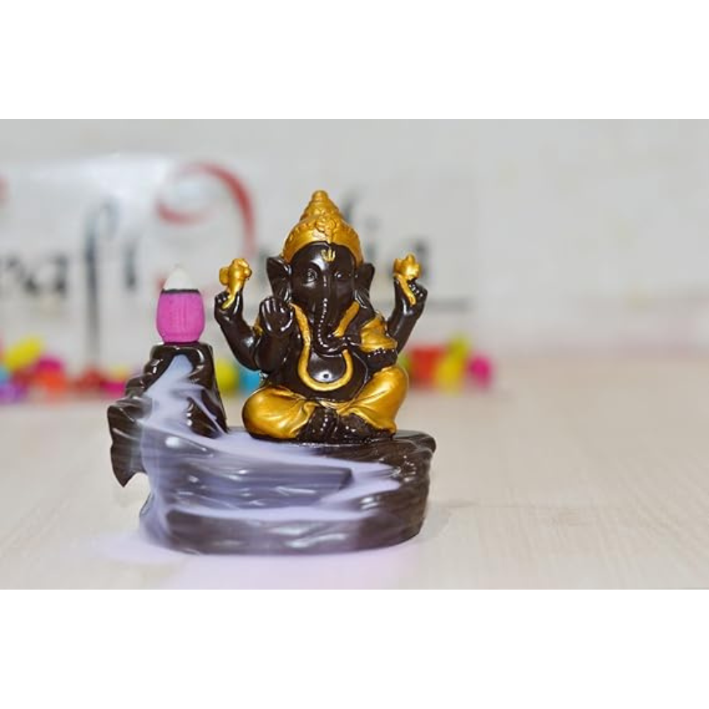 Ecraftindia Ganesha Smoke Backflow Incense Holder