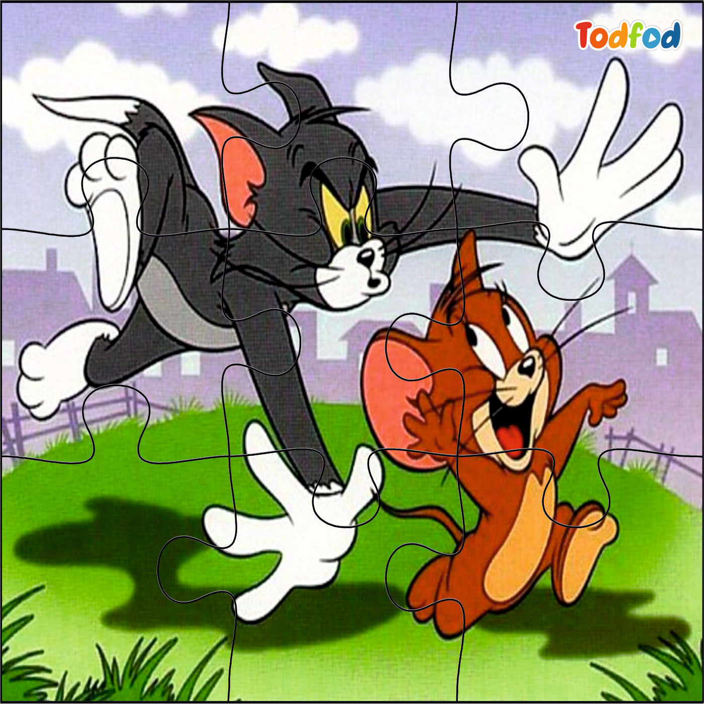 Wooden Jigsaw Puzzles - Tom & Jerry Anime Cartoon Characters