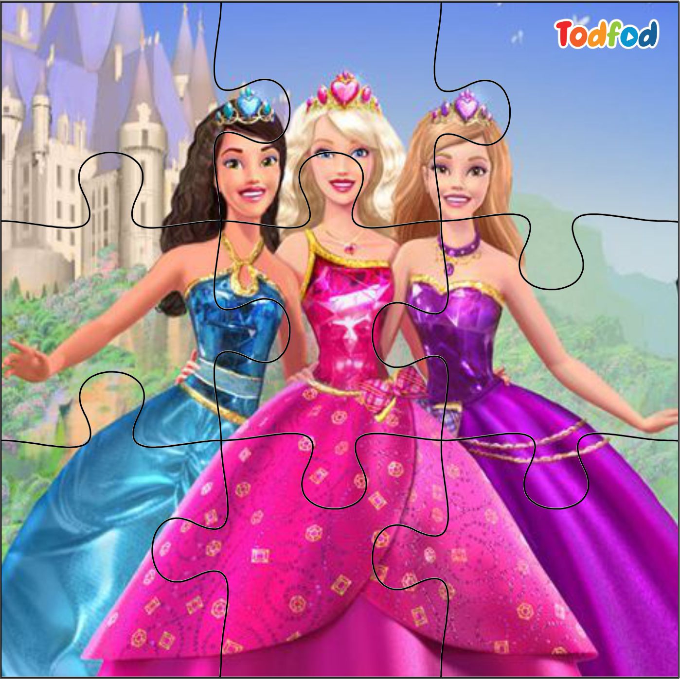 Wooden Jigsaw Puzzles - Disney Barbie Girls Anime Cartoon Characters